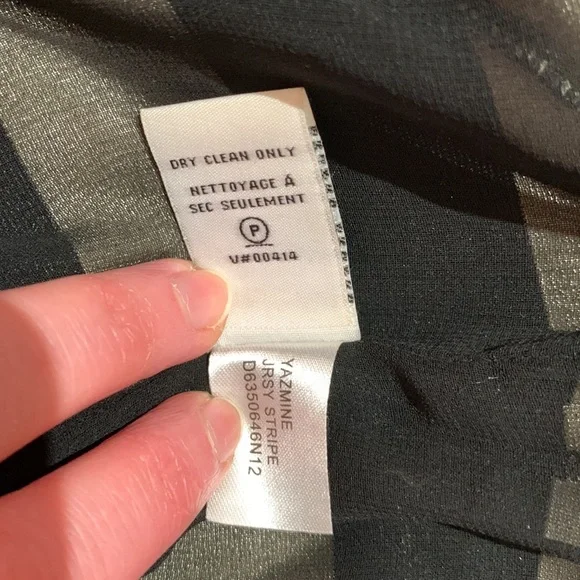 Diane von Furstenberg Yazmine Striped Pleated Shift Dress size 4 - Picture 9 of 13